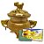 Kit Turíbulo  Divino Ouro Defumador 12cm e Dinheiro Tabletes - Imagem 1