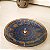 Incensário Vareta Zodíaco Astral Gold Azul Redondo 11CM - Imagem 5