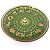 Incensário Vareta Zodíaco Astral Gold Verde Redondo 11CM - Imagem 3