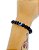 Pulseira Unisex Olho Grego da Sorte Ajustável Preta - Imagem 4