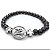 Pulseira Hematita Ajustável Pulseira da Fé Hematita Cinza - Imagem 2