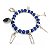 Pulseira Ogum Orixás Umbanda Candomblé Azul Ajustável - Imagem 3