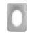 Porta Tarô Estojo Metal Baralho Transparente12x8 cm - Imagem 1