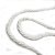 Guia Brajá Branco Oxala 3 Fios Trançado 60cm Umbanda - Imagem 2