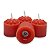 Kit 4 Velas Vermelhas Aromáticas Perfumadas Decorativas 40g - Imagem 3