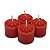 Kit 4 Velas Vermelhas Aromáticas Perfumadas Decorativas 40g - Imagem 1