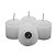 Kit 4 Velas Brancas Aromáticas Perfumada Decorativa 40g - Imagem 3