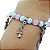 Pulseira Ibeji Erê Orixás Rosa e Azul Bebê Ajustável - Imagem 4