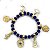 Pulseira Feminina Santa Sara Azul Padroeira Cigana Ajustável - Imagem 2