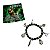 Pulseira Oxossi Cristal Orixás Umbanda Candomblé Ajustável - Imagem 2