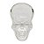 Copo de Vidro formato Caveira Capacidade de 80 ML - Imagem 2