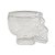 Copo de Vidro formato Caveira Capacidade de 80 ML - Imagem 3