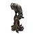 Enfeite em Resina Falcão de Bronze 17 cm - Imagem 3