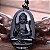 Colar Pingente Buda Reflexão Espiritual Relevo Preto 30 cm - Imagem 4