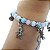 Pulseira Ibeji Erê Orixás Rosa Branco e Azul Bebê Ajustável - Imagem 4