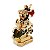 Enfeite Dourado São Jorge de Metal 4 cm - Imagem 2