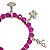 Pulseira Yansã Rosa Orixás Umbanda Candomblé Ajustável - Imagem 2
