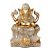 Estatua Enfeite Ganeshi Dourada com Brilho Detalhada 16 cm - Imagem 1