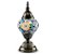 Abajur Turco Mosaico Metal Vidro Bola Colorida Bivolt 28 cm - Imagem 1