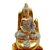 Incensário Vareta Buda Mão Dourado Brilhante Pensando 11 cm - Imagem 4