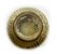 Castiçal Porta Velas Medieval em Vidro Vintage Gold 11cm - Imagem 5