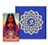 Kit Espiritual Tarô Indiano e Toalha Azul C/ Brilho 70cm - Imagem 1