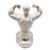 Estátua fisiculturista Vencedor Com Bandeja Branco 13cm - Imagem 5