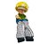 Boneco da Fartura da Banana Perna Mole Tecido e Resina 17cm - Imagem 1