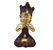 Trio Mini Buda Tailandês da Sabedoria Red Gold 6 cm - Imagem 4