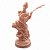 Estátua Imagem Oxaguian Guerreiro Resina para Pintar 15 cm - Imagem 1
