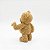 Enfeite de Resina Urso Romântico Dourado Rosa Brilhante 14 cm - Imagem 2