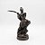 Estátua Imagem Oxaguiã Guerreiro Cor Cobre Resina 15 cm - Imagem 2
