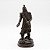Estátua Orixá Obaluaiê Cor Cobre Saúde Cura Resina 15 cm - Imagem 1