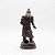 Estátua Orixá Obaluaiê Cor Cobre Saúde Cura Resina 15 cm - Imagem 4