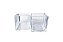 Pote de Vidro Quadrado Transparente 300ml - Imagem 2