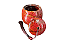 6un Cerâmica Chinesa Vermelho 130ml - Imagem 3