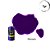Pigmento Líquido Violeta para velas 100ml Saramanil - Imagem 1