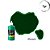 Pigmento Líquido Verde para velas 100ml Saramanil - Imagem 1