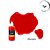Pigmento Líquido Vermelho para velas 100ml Saramanil - Imagem 1