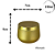 Lata Lisa Gold 150ml - Imagem 1