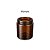 Pote de Vidro Âmbar 100ml c/ Tampa Alumínio - Imagem 2