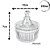 Pote Bomboniere Transparente 250ml - Imagem 1