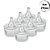 6 Pote Bomboniere Transparente 250ml - Imagem 1