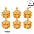 6un Potiche Royale Ambar 130ml - Imagem 1
