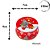 Lata Merry Christmas Vermelho150ml - Imagem 1
