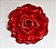 Rosa de cerâmica - com pintura - 30cm - Imagem 1