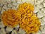 Rosa de cerâmica - com pintura - 30cm - Imagem 3
