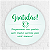 Adesivo Gratidão Verde 4,5cm - REF 1034 - Imagem 1