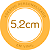 Adesivos Personalizado 5,2cm EM VINIL - Imagem 1