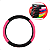 Capa De Volante Preto/Pink Tecido  TYPE - 3782 - Imagem 2
